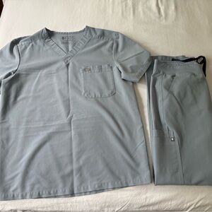 FIGS Light Blue Scrub Set